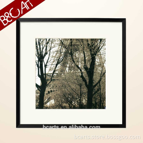 Z(9327)Black And White Landscape Photo Waterproof Inkjet Canvas Painting